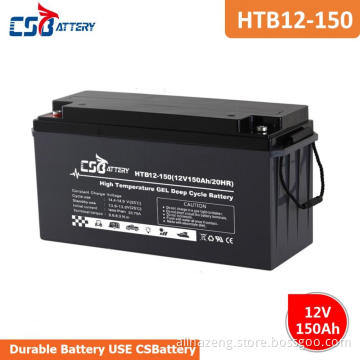 Csbattery 12V 100ah/150ah/200ah Deep-Cycle-Gel Solar Battery for VRLA/SLA/SMF/Mf/AGM/Rechargeable/UPS/Lead-Acid/Pack/for Power Storage/Inverter/6V/CSA